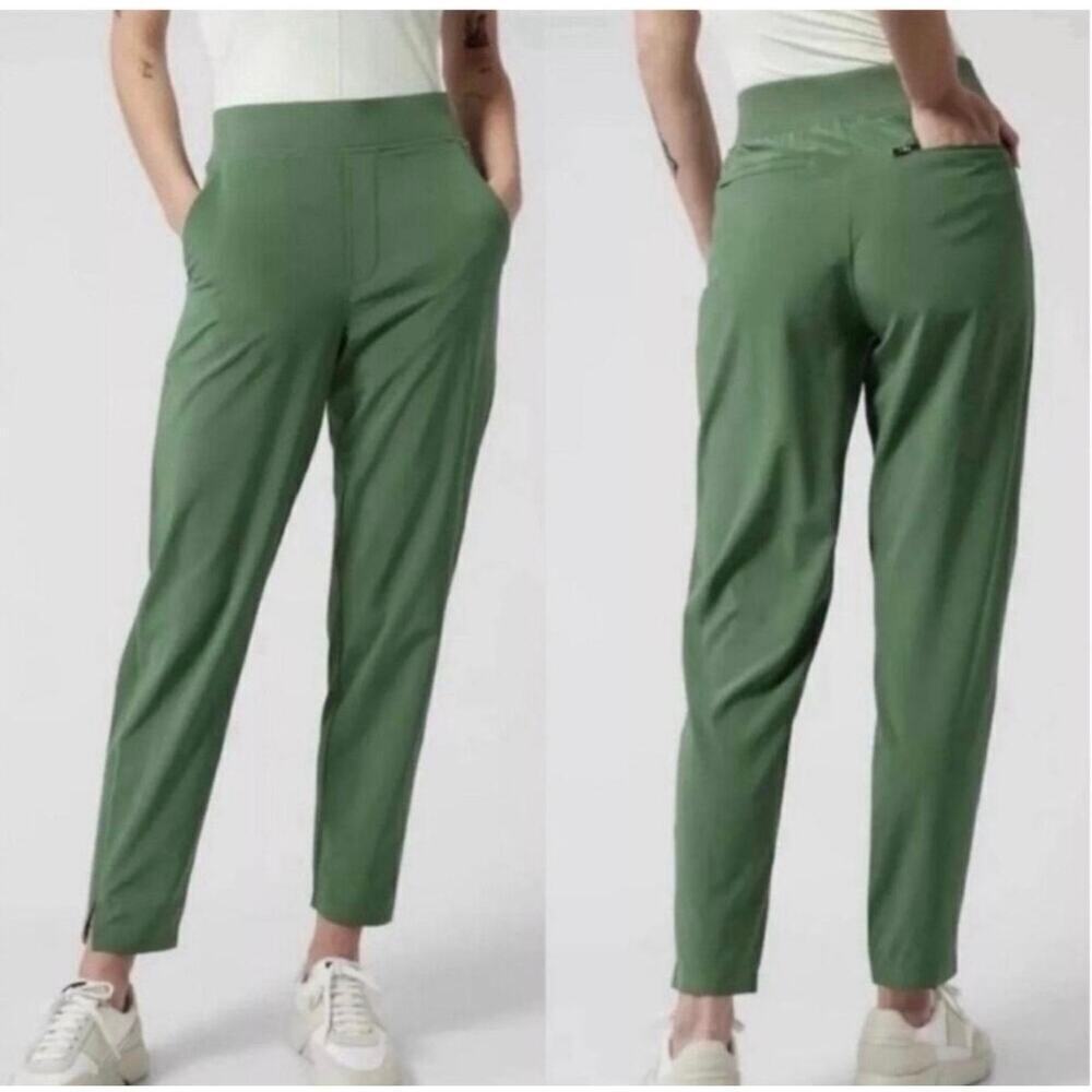 Athleta Brooklyn Mid-Rise Ankle Pant Vineyard Green Womens Size 12